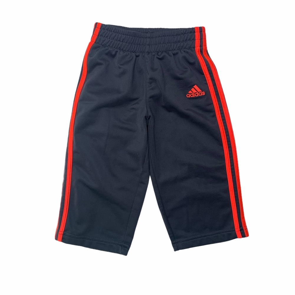 Adidas Gray w/ Orange Stripes Track Pants